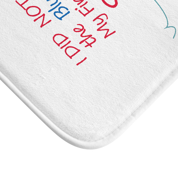 I Did Not Cry the Blues Bath Mat by Author Khalifah I Whitner
