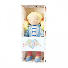 Bunnies by the Bay Global Sister Cassie Doll with Booklet (31cm)